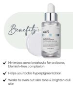 Benefits of vitamin C serum - - Minimizes acne breakouts for a clearer, blemish-free complexion - Helps you tackle hyperpigmentation - Works to even out skin tone & brighten dull skin