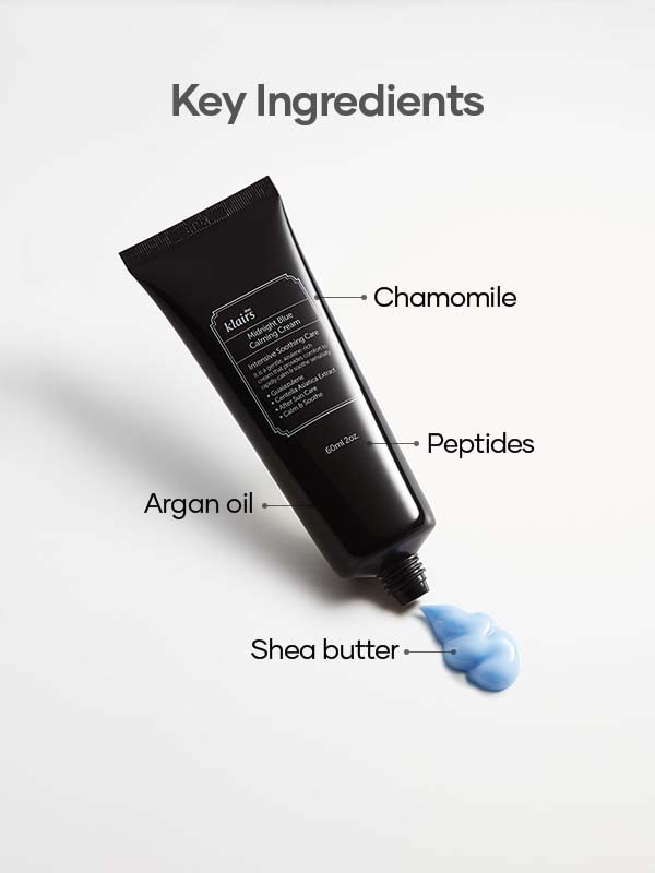 Dear Klairs Midnight Blue Calming Cream ingredients