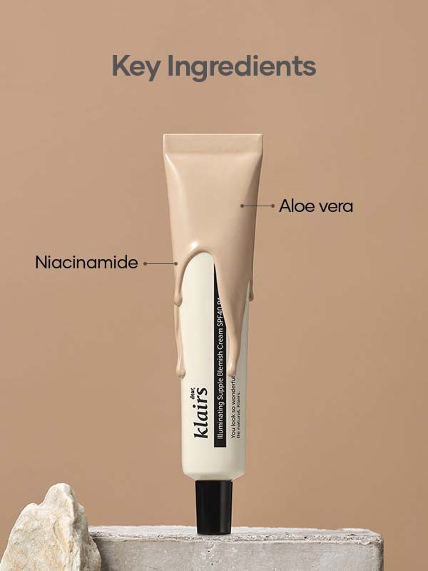 Key ingredients of Dear Klairs Illuminating Supple Blemish Cream
