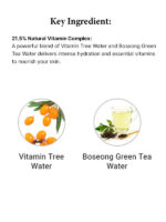 A description on the key ingredients of the By Wishtrend Natural Vitamin 21.5% Enhancing Sheet Mask