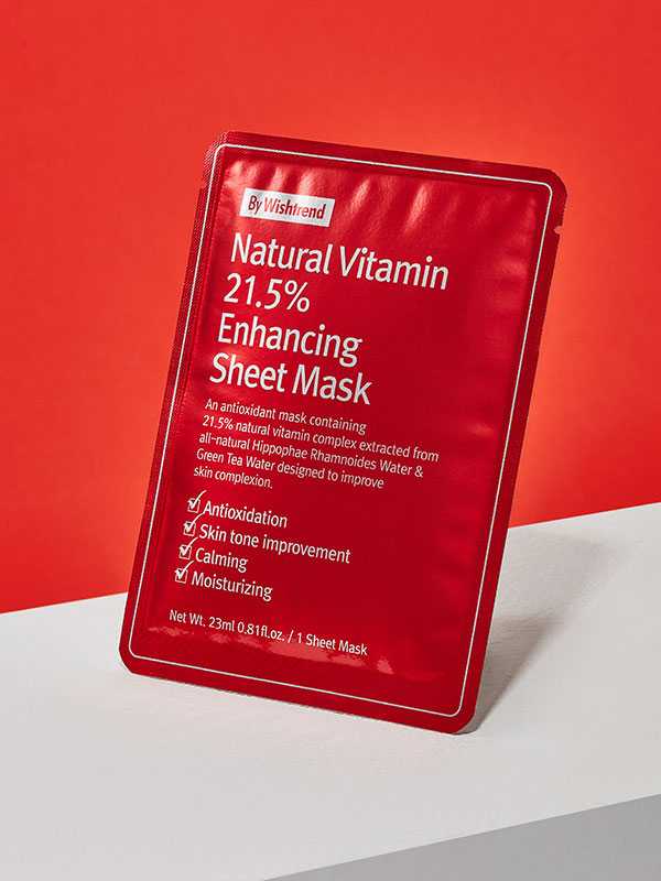 Wishtrend Natural Vitamin 21.5 Enhancing Sheet Mask