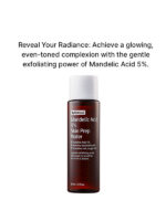 A description on the overall benefits of the By Wishtrend Mandelic Acid 5% Prep Water 30ml