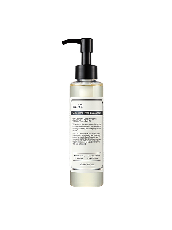 Klairs-Gentle-Black-Fresh-Cleansing-Oil