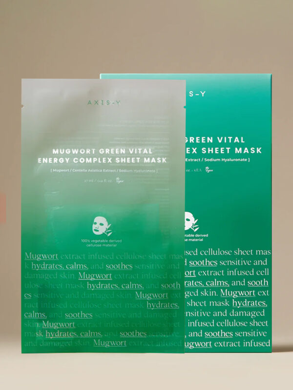 AXIS-Y Mugwort Green Vital Energy Complex Sheet Mask 27ml