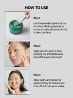image showing How to Use the AXIS-Y Mugwort Pore Clarifying Wash Off Pack