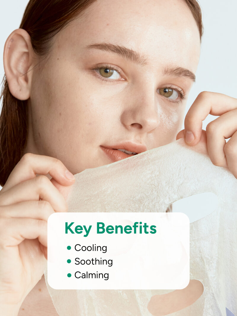 Key benefits of AXIS-Y Mugwort of Green Vital Energy Complex Sheet Mask 27ml
