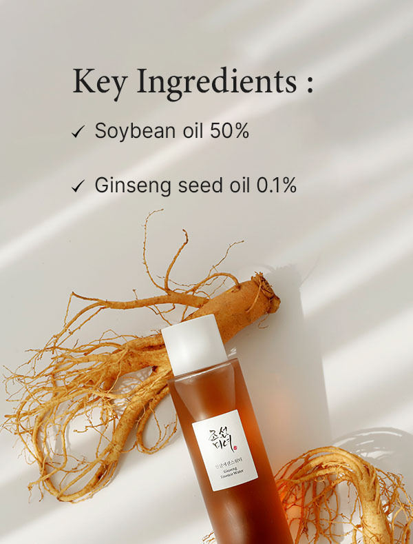 Ingredients of Beauty of Joseon Ginseng Essence Water