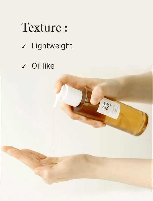 Texture of Beauty Of Joseon Ginseng Cleansing Oil