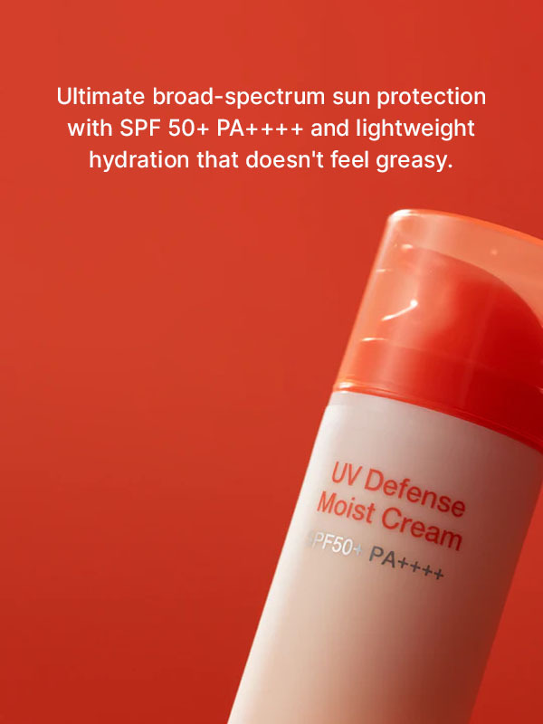 A description on the overall benefit of using the By Wishtrend UV Defense Moist Cream SPF50+ PA++++