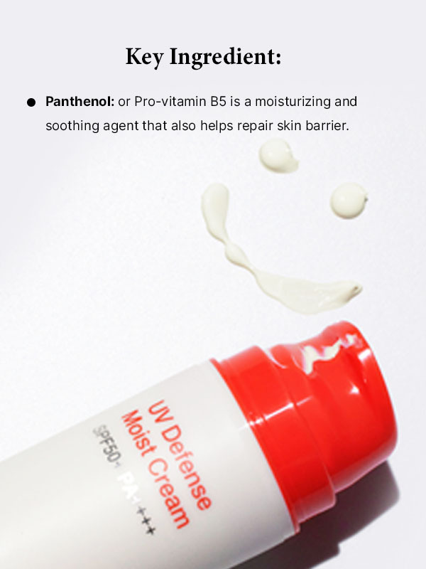 a description on the key benefits of the By Wishtrend UV Defense Moist Cream