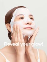 Sheet mask for glowing skin.