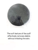 What is the texture of Klairs Gentle Black Cleansing Puff