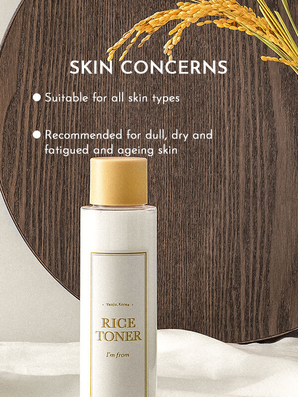 Rice toner benefits