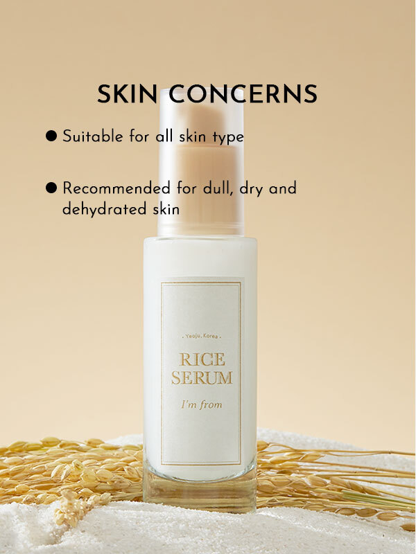 Rice serum benefits