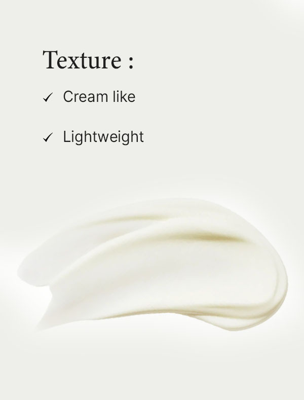 Texture of Beauty of Joseon Relief Sun : Rice + Probiotics (SPF50+ PA++++) MINI