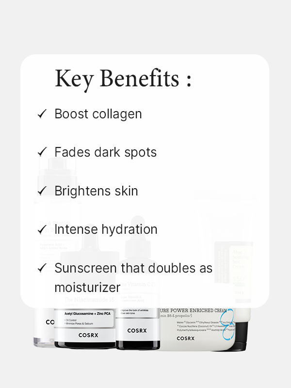 COSRX PIH, Melasma & Anti-Aging Bundle for Dry Skin