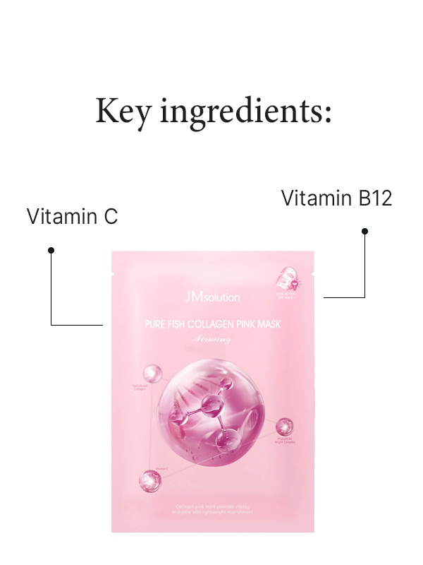 JM Solution Fresh Collagen Pink Mask