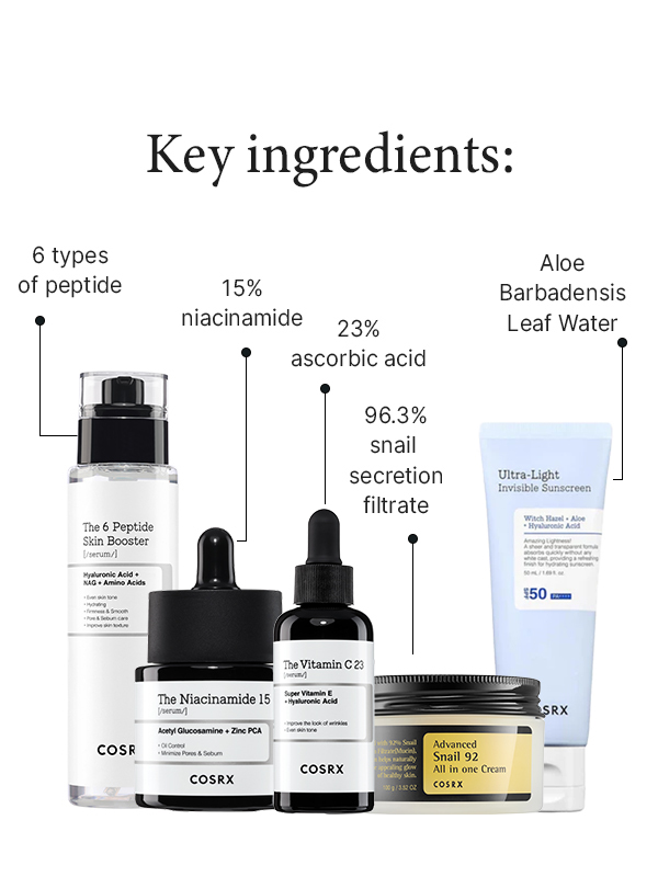 COSRX PIH, Melasma & Anti-Aging Bundle for Oily Skin