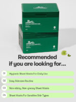 VT Cica Daily Soothing Mask benefits. Suitable for dry, irritated, sensitive and inflamed skin.