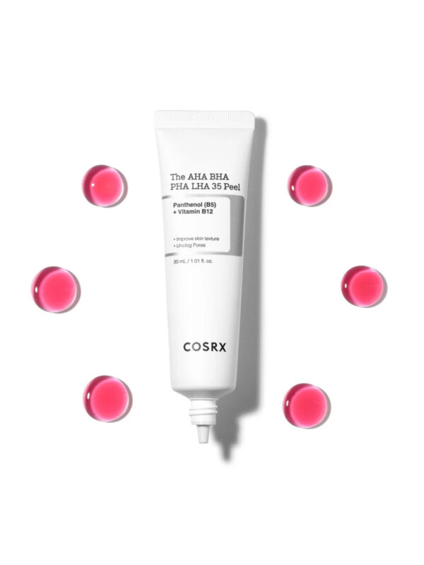 COSRX AHA BHA PHA LHA 35 Peel 30ml. Reveal a smoother, brighter skin. Beautybarn.in