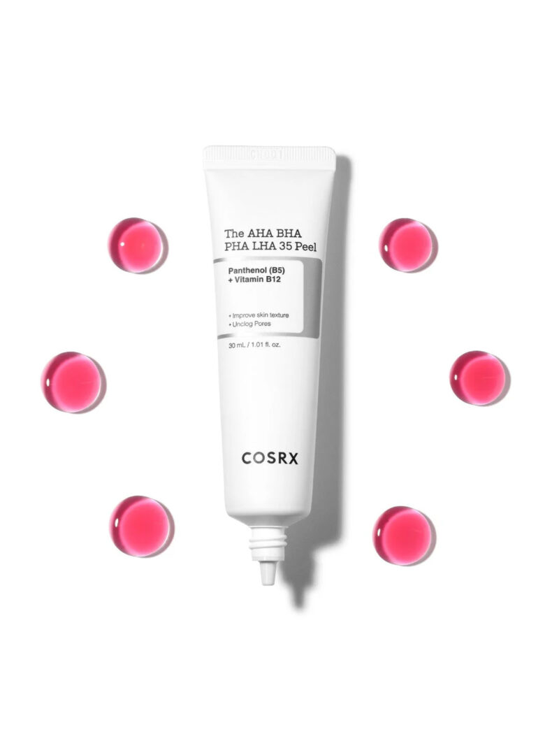 COSRX AHA BHA PHA LHA 35 Peel 30ml. Reveal a smoother, brighter skin. Beautybarn.in