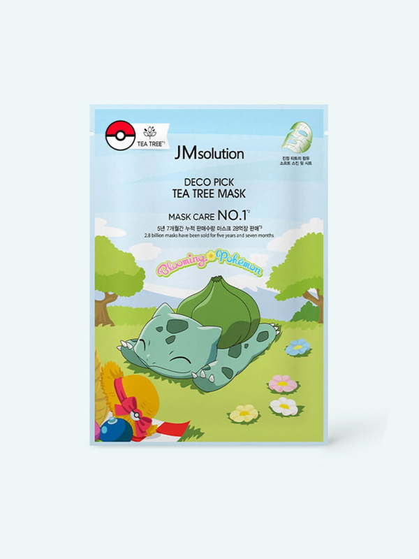 JMsolution X Pokemon Deco Pick Tea Tree Mask