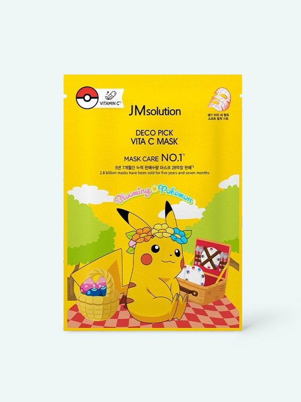 JMsolution X Pokemon Deco Pick Vita C Mask.
