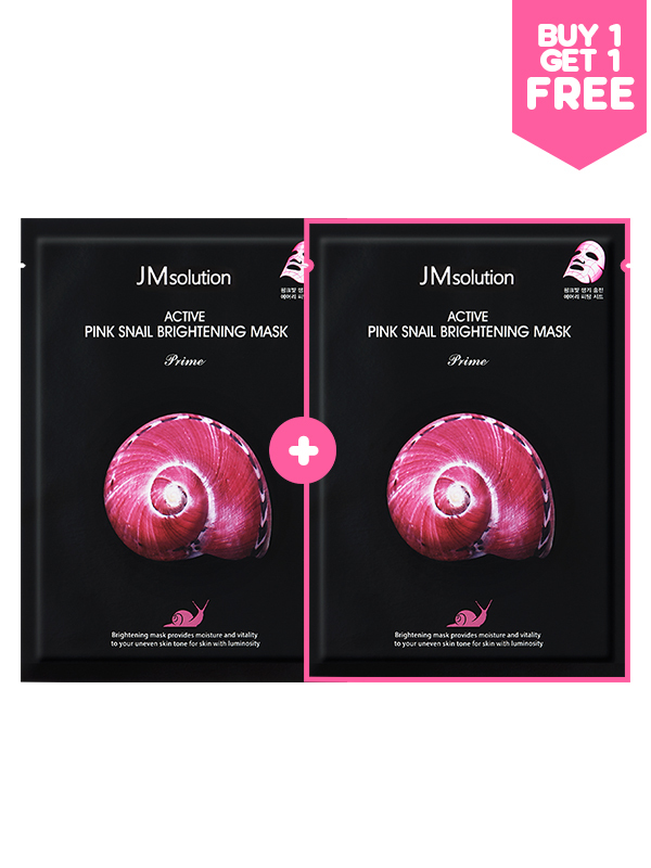 JM Solution Active Pink Snail Brightening Mask 30ml (BOGO OFFER)