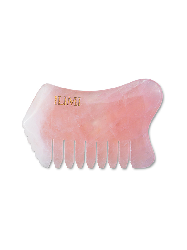 ILIMI Pure Rose Quartz Gua Sha. Beautybarn.in