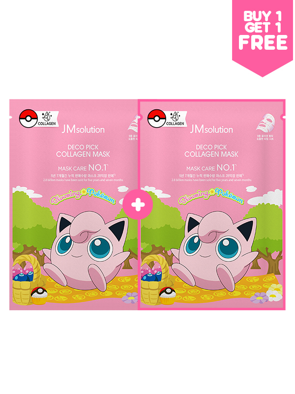 JMsolution X Pokemon Deco Pick Collagen Mask (BOGO OFFER)