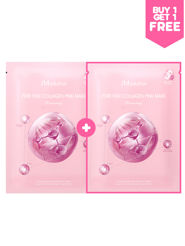 JM Solution Pure Fish Collagen Pink Mask 30ml (BOGO OFFER)
