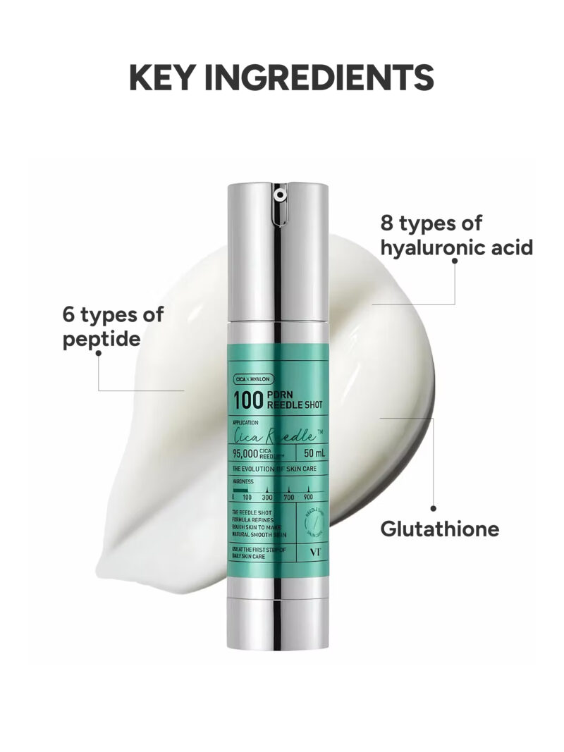 Key ingredients in VT Cosmetics PDRN Reedle Shot 100 50ml
