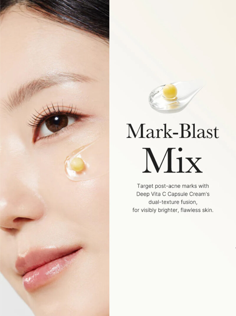 Get visibly brighter, flawless skin with the Medicube Deep Vita C Capsule Cream