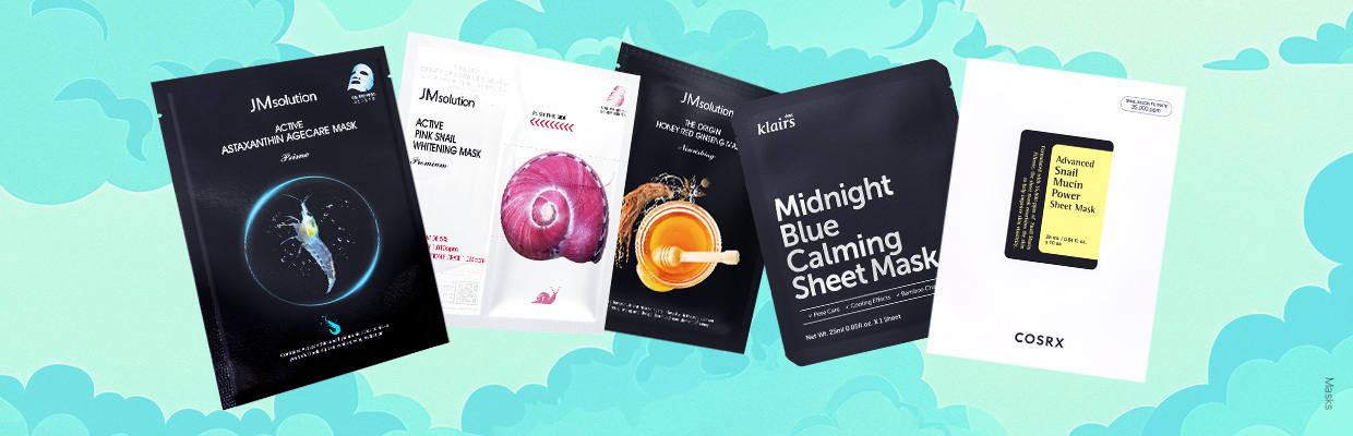 Sheet & Wash-Off Face Masks
