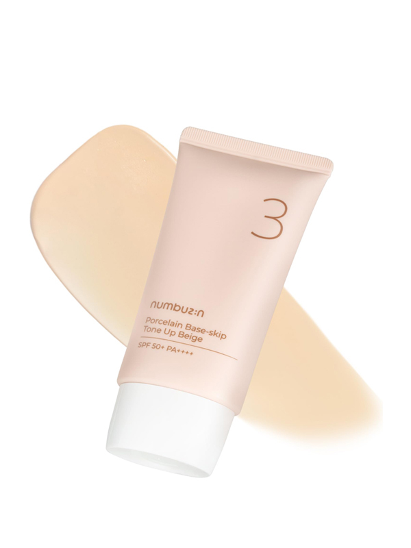 Numbuzin No. 3 Porcelain Base-Skip Tone Up Beige (50ml)