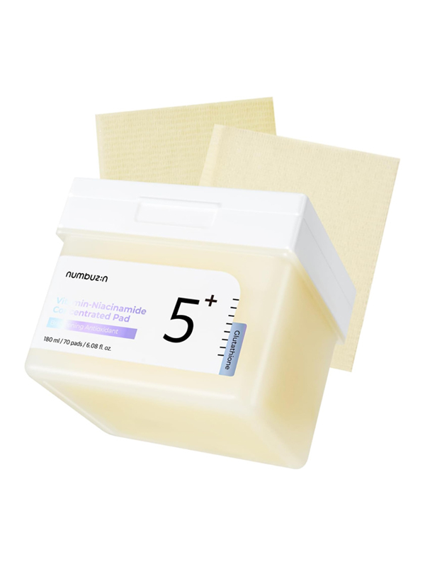 Numbuzin No.5+ Glutathione Vitamin-Niacinamide Concentrated Pad