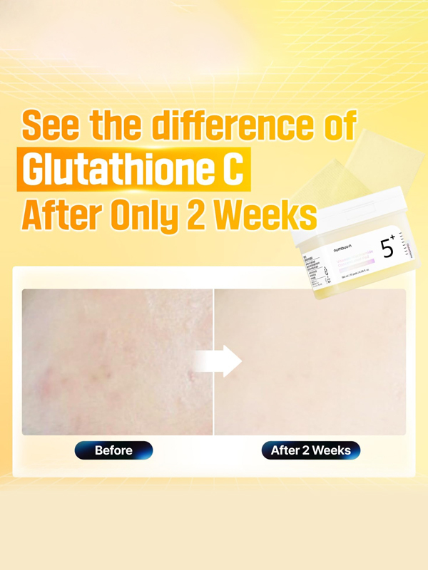 Numbuzin No.5+ Glutathione Vitamin-Niacinamide Concentrated Pad