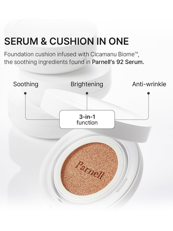 Parnell Cicamanu Serum Cushion | Skincare and Makeup in 1