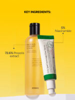 Skin-Repairing Glow-Reviving Combo | COSRX-Propolis-Toner Axis-Y-Dark-Spot-Serum